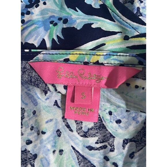 Lilly Pulitzer High Tide Scuba Doo Margot Swing Dress Size Small - Picture 15 of 15